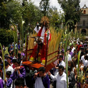 Palm Sunday procession