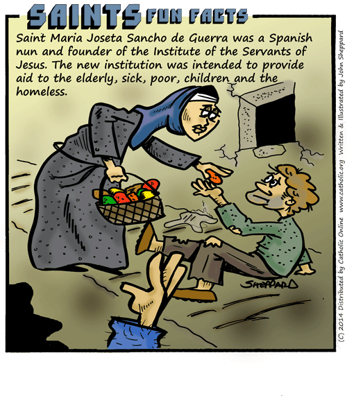 St. Maria Josefa Sancho de Guerra Saints Fun Facts for St. Maria Josefa Sancho de Guerra