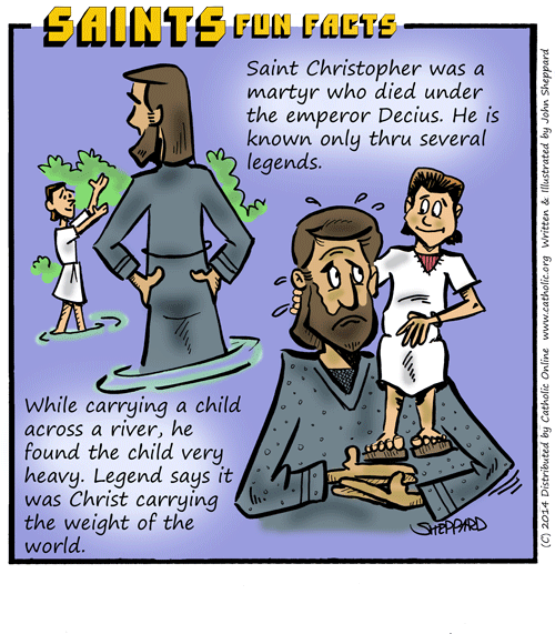 St. Christopher Saints Fun Facts for St. Christopher