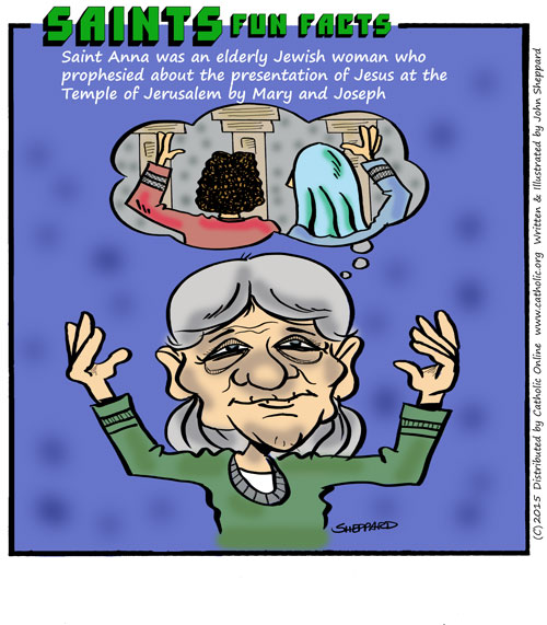 Saints Fun Facts for St. Anna the Prophetess