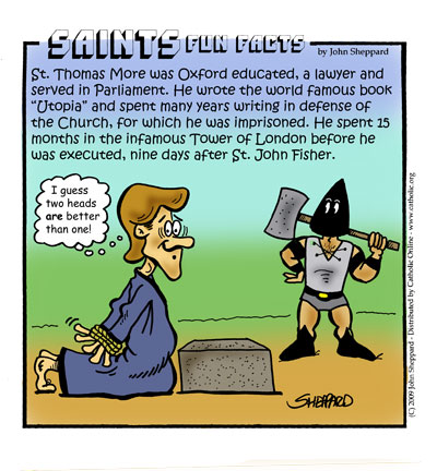 St. Thomas More Saints Fun Facts for St. Thomas More