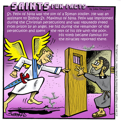 St. Felix of Nola Saints Fun Facts for St. Felix of Nola