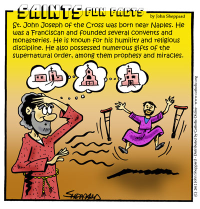 St. John Joseph of the Cross Saints Fun Facts for St. John Joseph of the Cross