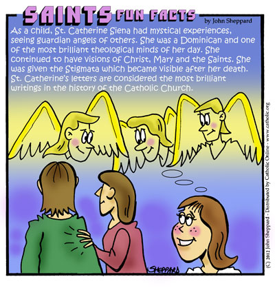 St. Catherine of Siena Saints Fun Facts for St. Catherine of Siena
