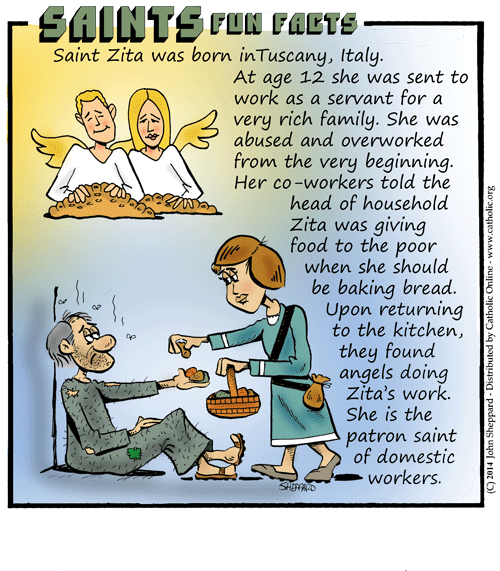 St. Zita Saints Fun Facts for St. Zita