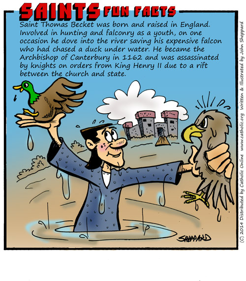 St. Thomas Becket Saints Fun Facts for St. Thomas Becket