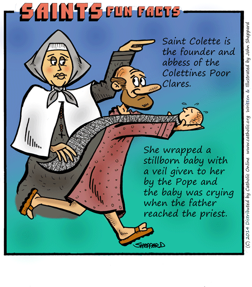 St. Colette Saints Fun Facts for St. Colette