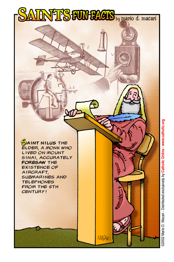 St. Nilus the Elder Saints Fun Facts for St. Nilus the Elder