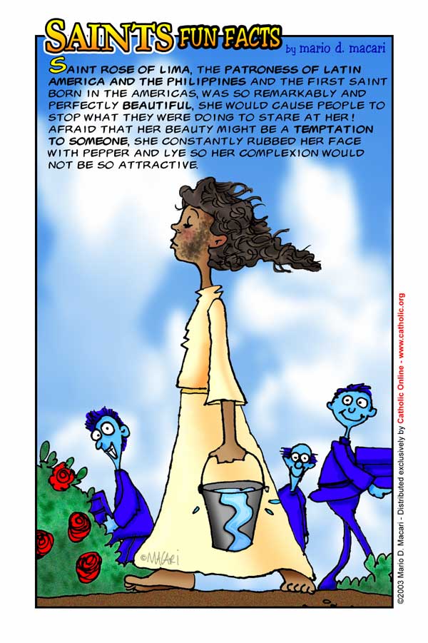 St. Rose of Lima Saints Fun Facts for St. Rose of Lima