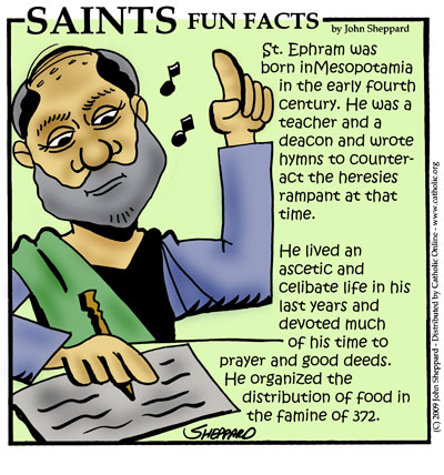 St. Ephrem Saints Fun Facts for St. Ephrem