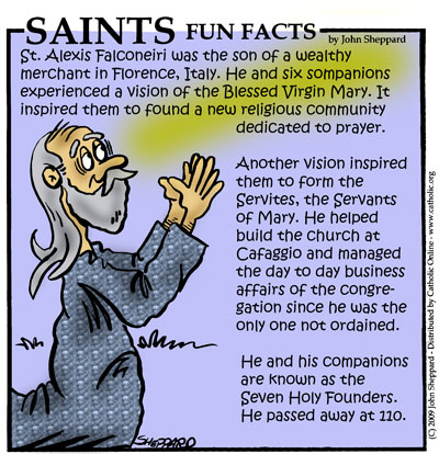 St. Alexis Falconieri Saints Fun Facts for St. Alexis Falconieri